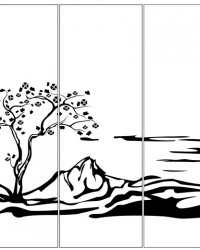 Пескоструйный рисунок Дерево 387